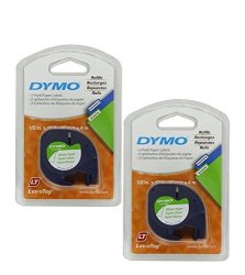 Dymo Letratag Pack Paper Label Refills White 1 2 X 13 Feet Pack Of 4 Dym10697-2