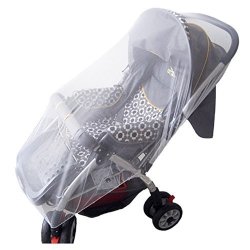 Yodosun Mosquito Net For Baby Strollers Infant Carriers Car Seats Cradles White