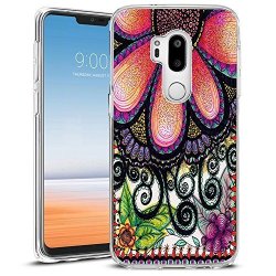 For LG G7 Thinq Case LG G7 Case Cover For LG G7 LG G7 Thinq 2018 Release Tpu Non-slip High Definition Printing Wonderful Fairy Flowers