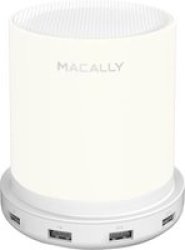Macally Table Lamp With 4 USB Port Built In Charger