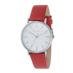 Red Leather Strap Women's Watch HL2013W