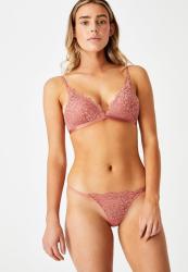 Cotton On Ivy Lace Tanga G String Brief - Wood Rose
