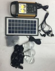 Gdlite Solar Lighting System Kit With 0V3-7W Solar Panel And Lots More