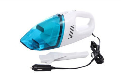 Mini 12v High-power Portable Handheld Car Vacuum Cleaner Blue+white Color
