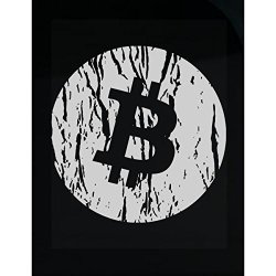 Bitcoin Hodl To The Moon Silver Logo - Sticker