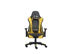 Linx Cyber Gaming Chair in Black Yellow
