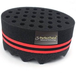 Best Curl Sponge Hair Brush For Twists And Coils for Dreads & Afros By Perfect Twisttwo In One Special