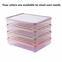 Omnfas 24 Plastic Eggs Dispenser Holder Container Refrigerator Organizer Large Capacity Eggs Tray Holder With Lid