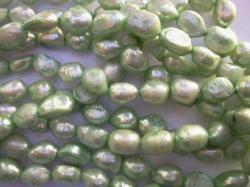 Green Uneven Freshwater Pearls-36cm String