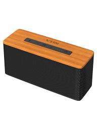 Vtin Soundhot B2 Bluetooth Speakers 30W Loud Wood Home outdoor Wireless Speaker Super Bass Stereo Sound 66 Ft Bluetooth V5.0 And 24H Playtime Tws Connection