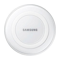 Samsung Wireless Charging Pad With 2A Wall Charger - White Pearl