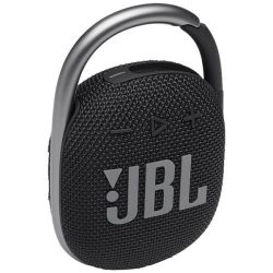 JBL Clip 4 Waterproof Bluetooth Portable Speaker in Black