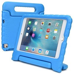 Apple Ipad MINI 4 Kids Case 2-IN-1 Bulky Handle: Carry & Stand Cooper Dynamo Rugged Heavy Duty Childrens Cover + Handle Stand & Screen