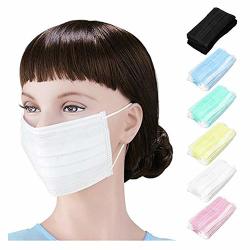 ? Futurelove ? 50 Pcs 3-PLY Disposable Earloop Anti-virus Face Medical Mask - Used For Dental Doctor Surgical Allergy Dust Nail Germs Virus Flu