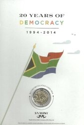 South Africa 2014 20 Years Of Democracy R5 & 2013 100 Years Anniversary Of Union Buildings R2 Unc