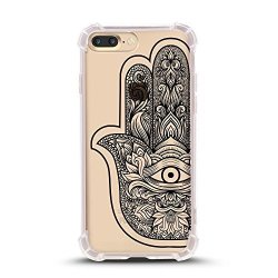 Iphone 8 Plus Case With Shock Absorbent 5.5 Inch Screen Hamsa Hand With Eye Design Compatible With Iphone 8 Plus Only Not Iphone 8