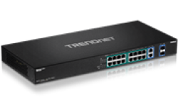 Trendnet 18-PORT Gigabit High Power Poe+ Switch Retail Box 1 Year Limited Warranty Product Overviewtrendnet’s 18-PORT Gigabit High Power Poe+ Switch Model TPE-TG182F Reduces