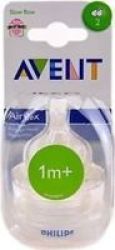 Philips Avent Airflex Teats 1 Month And OLDER2 Pack