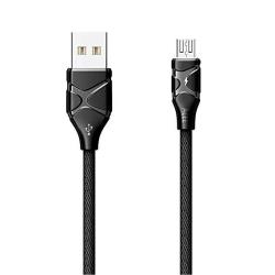 Micro USB Cable 6 Ft- Aimus Braided Charger USB To Micro USB Connectors For Android Phone Samsung Galaxy S5 6 7 Tab 2 3 Moto- Black