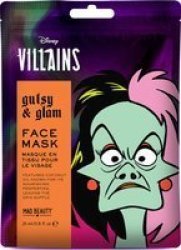 Villains Cruella Sheet Face Mask
