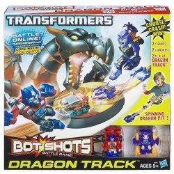Transformers Bot Shots Battle Game Dragon Track Set