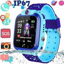Upgrade Waterproof Kid Smart Watch Gps Tracker Touch Screen Phone Smartwatch With Sim Slot Game Anti-lost Sos Camera Voice Chat Smart Wrist Watch For