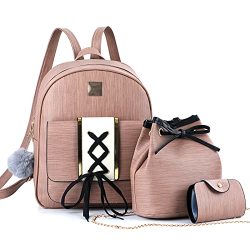 MINI Backpack Purse For Girls Pink Small Travel Backpack For Women School  Backpacks For Teen Girls Waterproof Backpack Set Pu Leather Backpack For  Women Prices, Shop Deals Online
