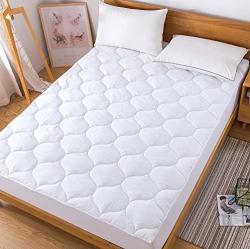 Decroom Cool Mattress Pad Queen Down Alternative Quilted Mattress Protector Breathable Fitted Sheet Matress Cover Queen