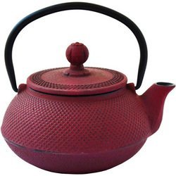 Eetrite 600ml Cast Iron Teapot in Red