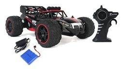 Velocity Toys Gallop Ghost Top Speed Remote Control 2.4 Ghz Rc Red Toy Buggy Car 1:14 Scale Size Ready To Run W Working Suspension Spring Shock Absorbers