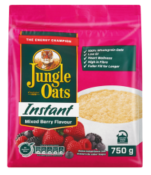 Oats Instant Mixed Berry Flavour Pouch 750G