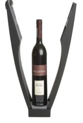 ECO Pu Detachable Wine Carrier - Black