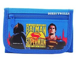 Batman Vs Superman Dawn Justice Authentic Licensed Children Trifold Wallet Blue
