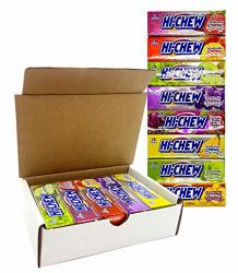 Hi-chew Sticks Chewy Fruit Candies 8 Flavors Variety Pack Gift-boxed Strawberry Green Apple Grape Mango Banana Kiwi Lilikoi Passion Fruit And Acai 15-PACK