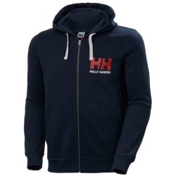 Men's Hh Logo Full Zip Hoodie - 597 Navy XL