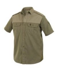 Kalahari Brb 00289 Short Sleeve Men& 39 S Shirt Olive&putty 3XL