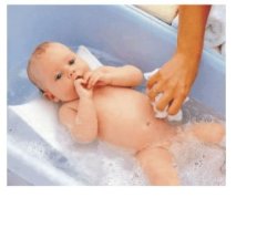 - Baby Bather Towelling - White