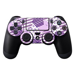 Mightyskins Skin Compatible With Sony Playstation Dualshock PS4 Controller Case Wrap Cover Sticker Skins Purple Pentagon