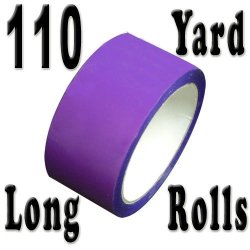 Carton Sealing Tape 2" X 110 Yds 2 Mils Several Colors Purple