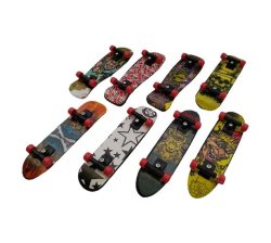 Finger Skateboards - 10CM - Set Of 8 Assorted - Fidget Toys