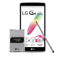 LG G4 Stylus 8GB Titanium Metallic Silver