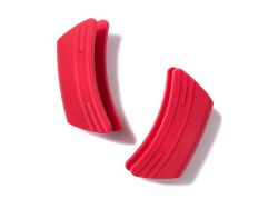 Le Creuset Silicone Side Handle Pot Grips Cherry