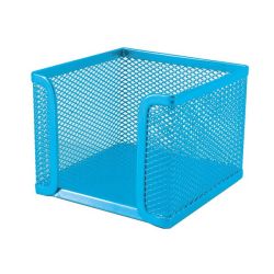 : M400 Wire Mesh Metal Cube Holder Sky Blue