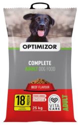 OptiMizor - Complete Dry Dog Food Beef 25KG