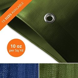 Large Tarpaulin in Multiple Sizes Tarps Medium Duty Waterproof 12 x 16 Ground Tent Trailer Cover 6 oz/Sq Yd Green Large Tarpaulin in Multiple Sizes Tarps Medium Duty Waterproof 12 x 16 Ground Tent Trailer Cover 6 oz/Sq Yd Green