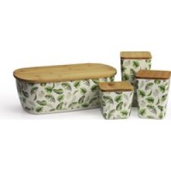 Fine Living Fresh Bamboo Container Set 4 Piece