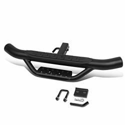 UNIVERSAL 36 W X 4 Inches Od Powdercoated Steel 2 Inches Receiver Trailer Truck Towing Hitch Step Bar Rear Bumper Guard