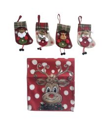 Christmas Table Runner And Stockings