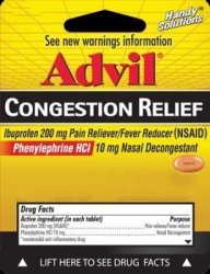 Advil Congestion Relief Tb 1CT Navajo Manufacturing 26142
