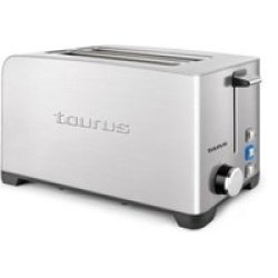 Taurus 4 Slice Toaster 1400W Stainless Steel